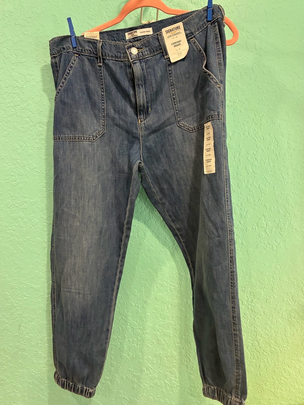 Levi’s  Denim everyday Jogger Pants 12 31W mid rise slim fit NWT summer women